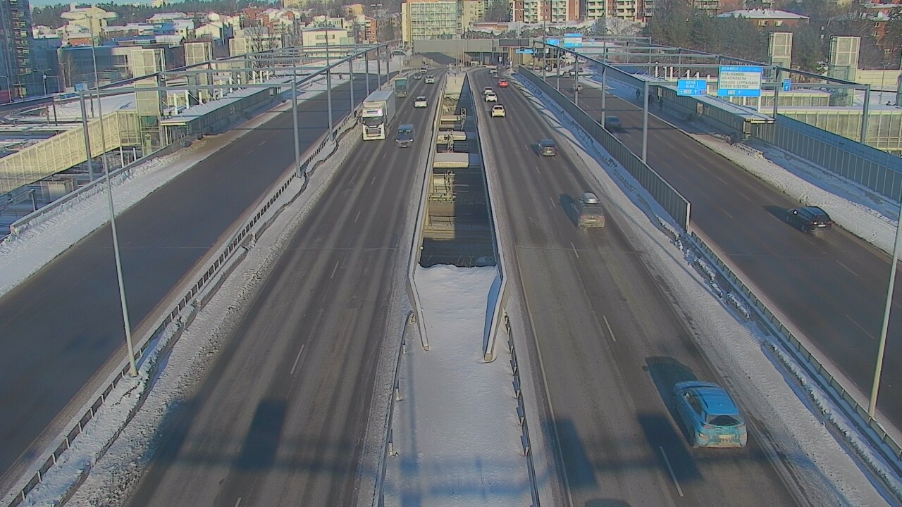 Weather Camera Image Road 101 Espoo Vermo, Espoo, Uusimaa