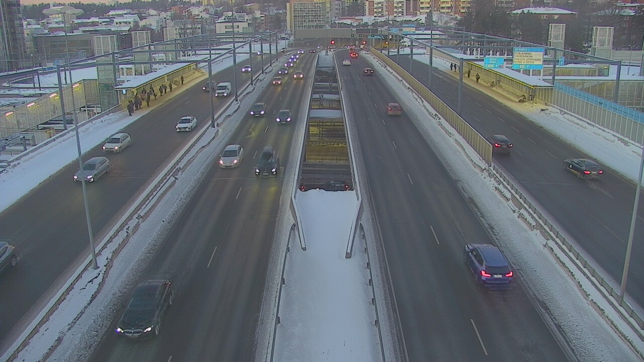 Weather Camera Image Road 101 Espoo Vermo, Espoo, Uusimaa