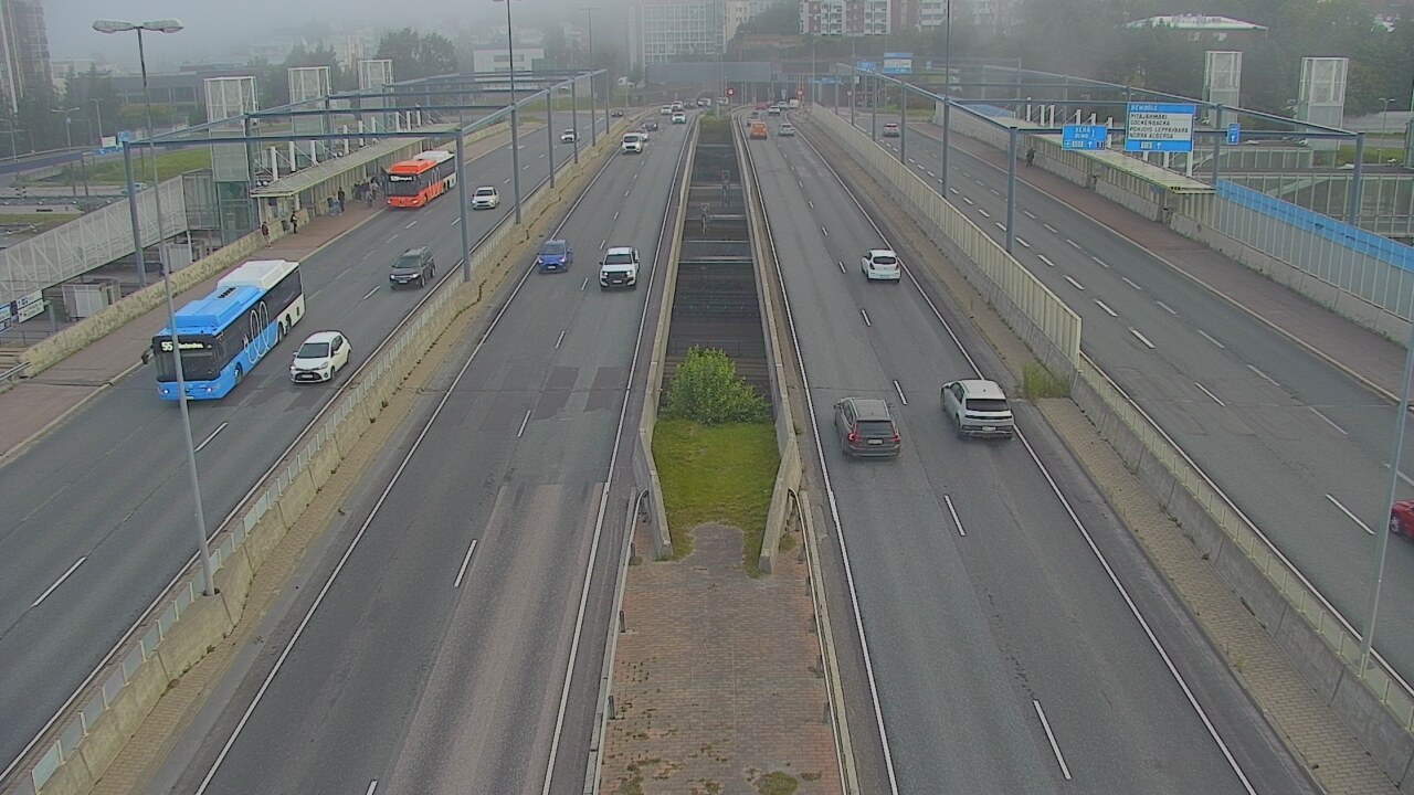 Weather Camera Image Road 101 Espoo Vermo, Espoo, Uusimaa