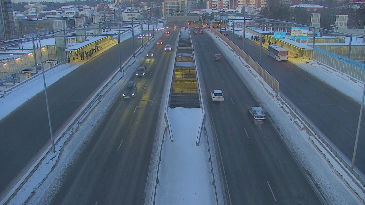 Weather Camera Image Road 101 Espoo Vermo, Espoo, Uusimaa