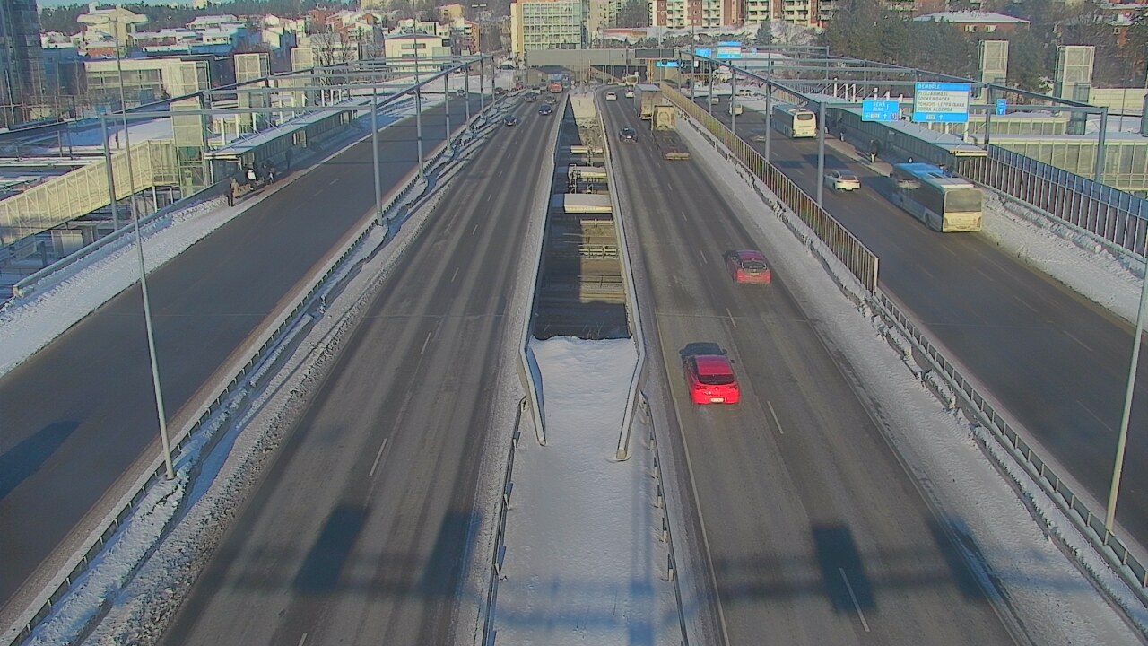 Weather Camera Image Road 101 Espoo Vermo, Espoo, Uusimaa