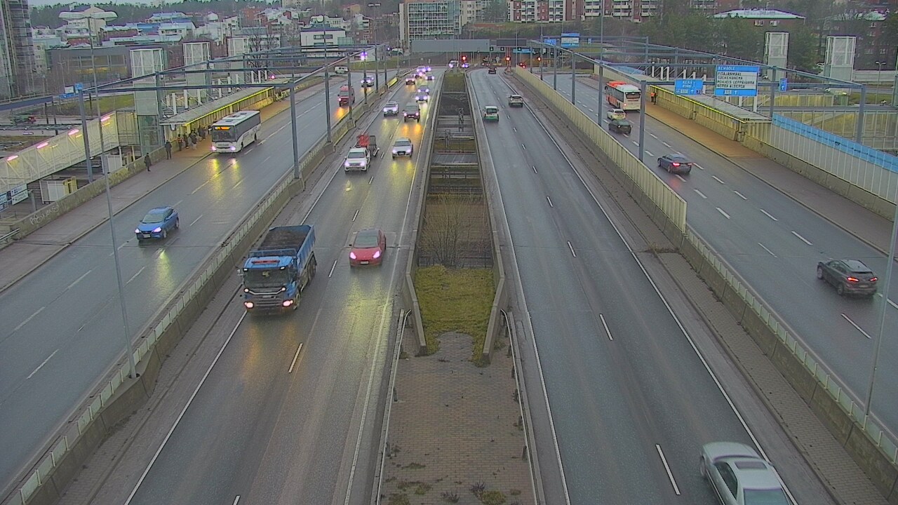 Weather Camera Image Road 101 Espoo Vermo, Espoo, Uusimaa
