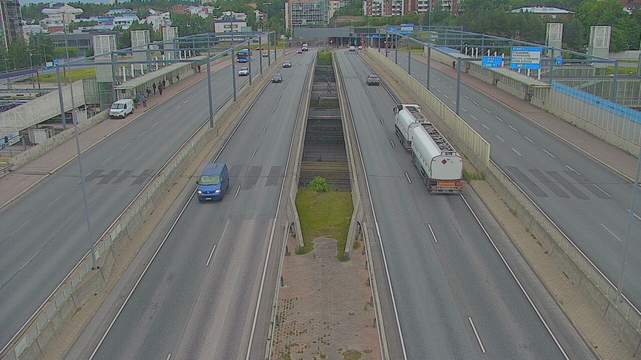 Weather Camera Image Road 101 Espoo Vermo, Espoo, Uusimaa