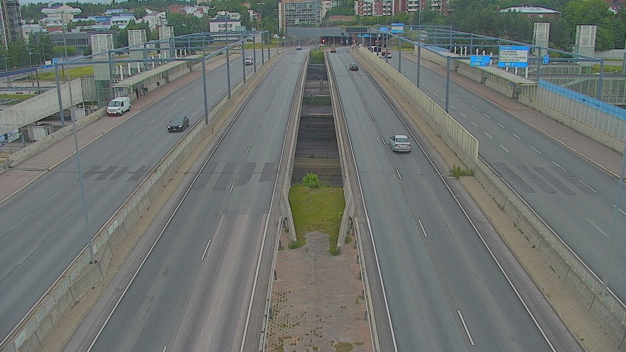 Weather Camera Image Road 101 Espoo Vermo, Espoo, Uusimaa