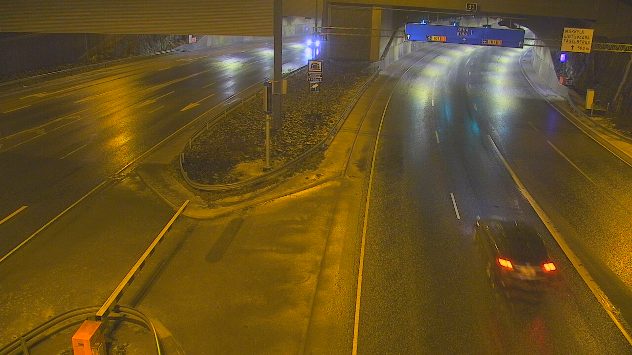 Kelikamerat Kuva Tie 101 Mestarintunneli, puomi länsi, Espoo, Uusimaa