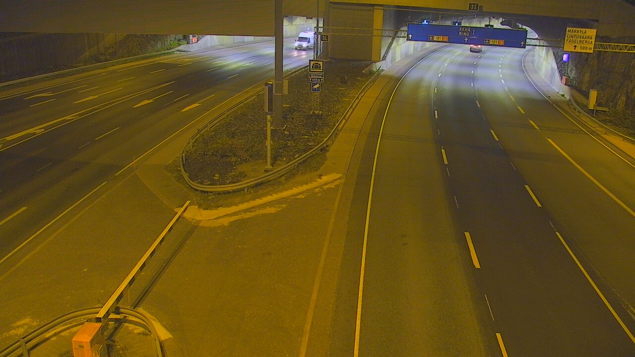 Kelikamerat Kuva Tie 101 Mestarintunneli, puomi länsi, Espoo, Uusimaa