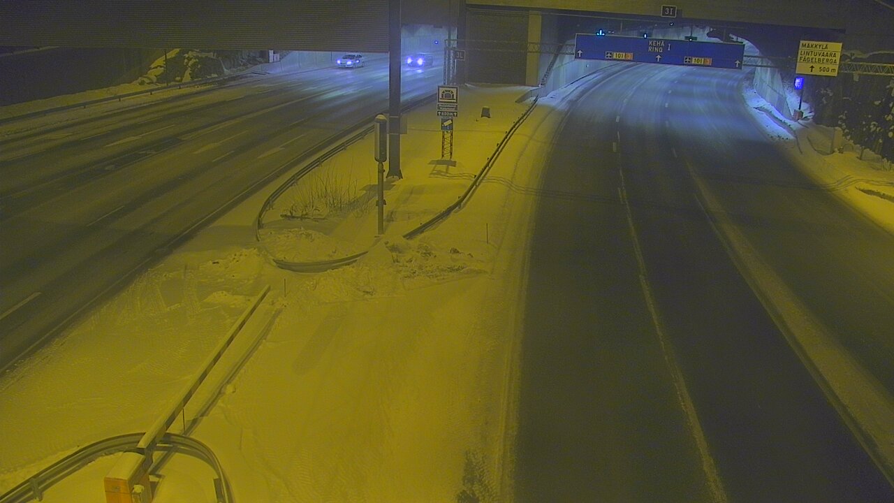 Kelikamerat Kuva Tie 101 Mestarintunneli, puomi länsi, Espoo, Uusimaa