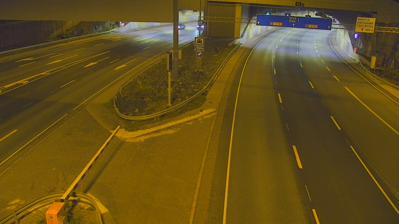 Kelikamerat Kuva Tie 101 Mestarintunneli, puomi länsi, Espoo, Uusimaa