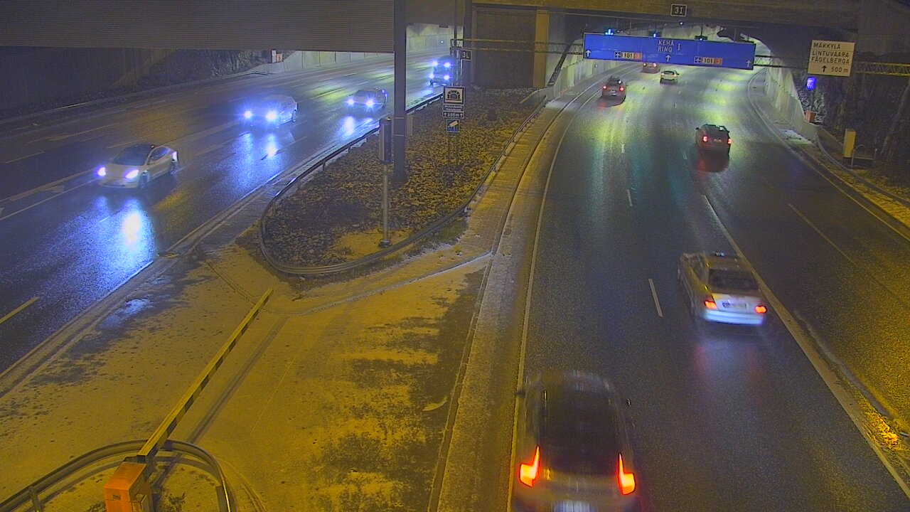 Kelikamerat Kuva Tie 101 Mestarintunneli, puomi länsi, Espoo, Uusimaa