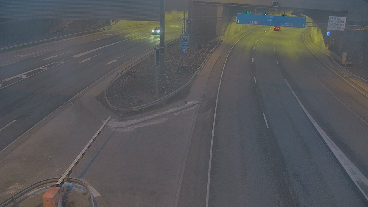Kelikamerat Kuva Tie 101 Mestarintunneli, puomi länsi, Espoo, Uusimaa