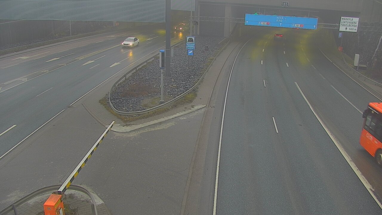 Kelikamerat Kuva Tie 101 Mestarintunneli, puomi länsi, Espoo, Uusimaa