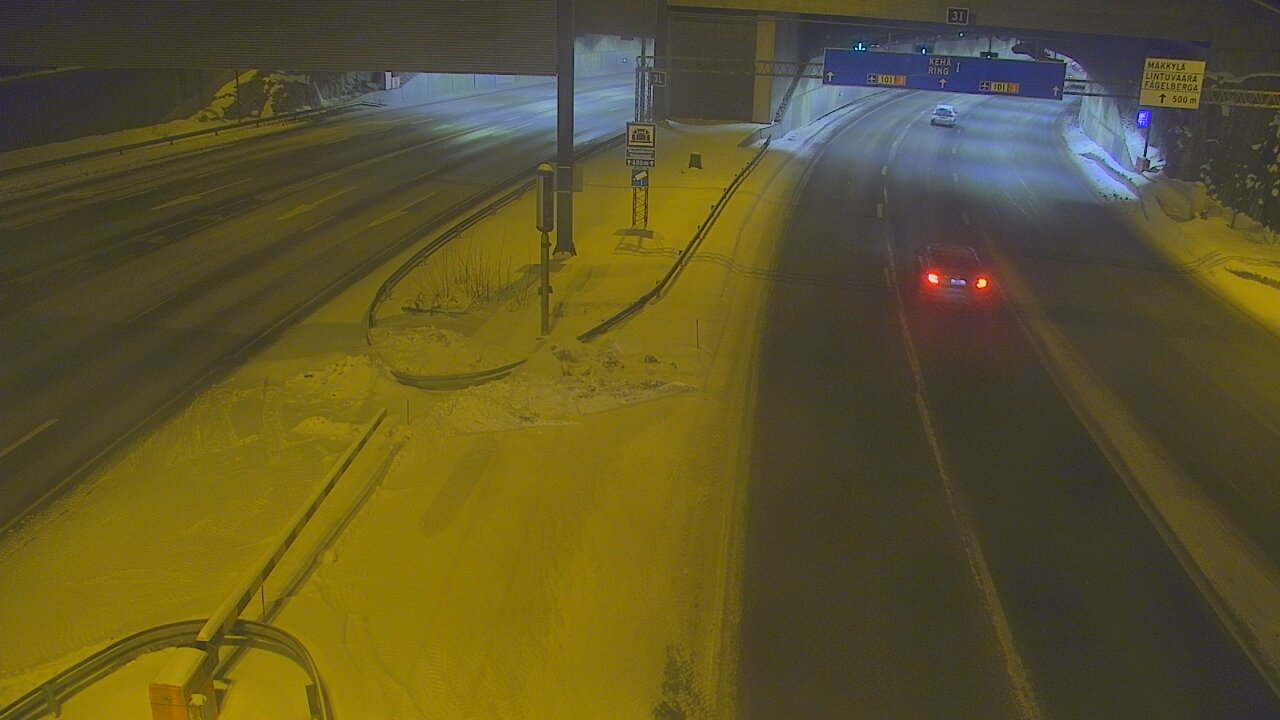 Kelikamerat Kuva Tie 101 Mestarintunneli, puomi länsi, Espoo, Uusimaa