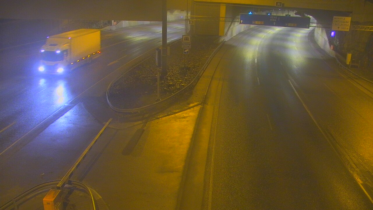 Kelikamerat Kuva Tie 101 Mestarintunneli, puomi länsi, Espoo, Uusimaa