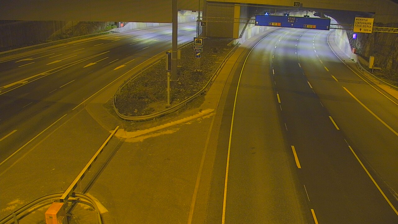 Kelikamerat Kuva Tie 101 Mestarintunneli, puomi länsi, Espoo, Uusimaa