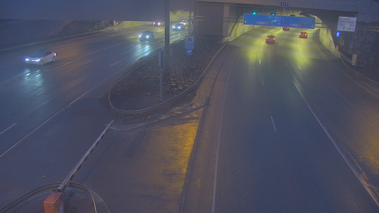 Kelikamerat Kuva Tie 101 Mestarintunneli, puomi länsi, Espoo, Uusimaa