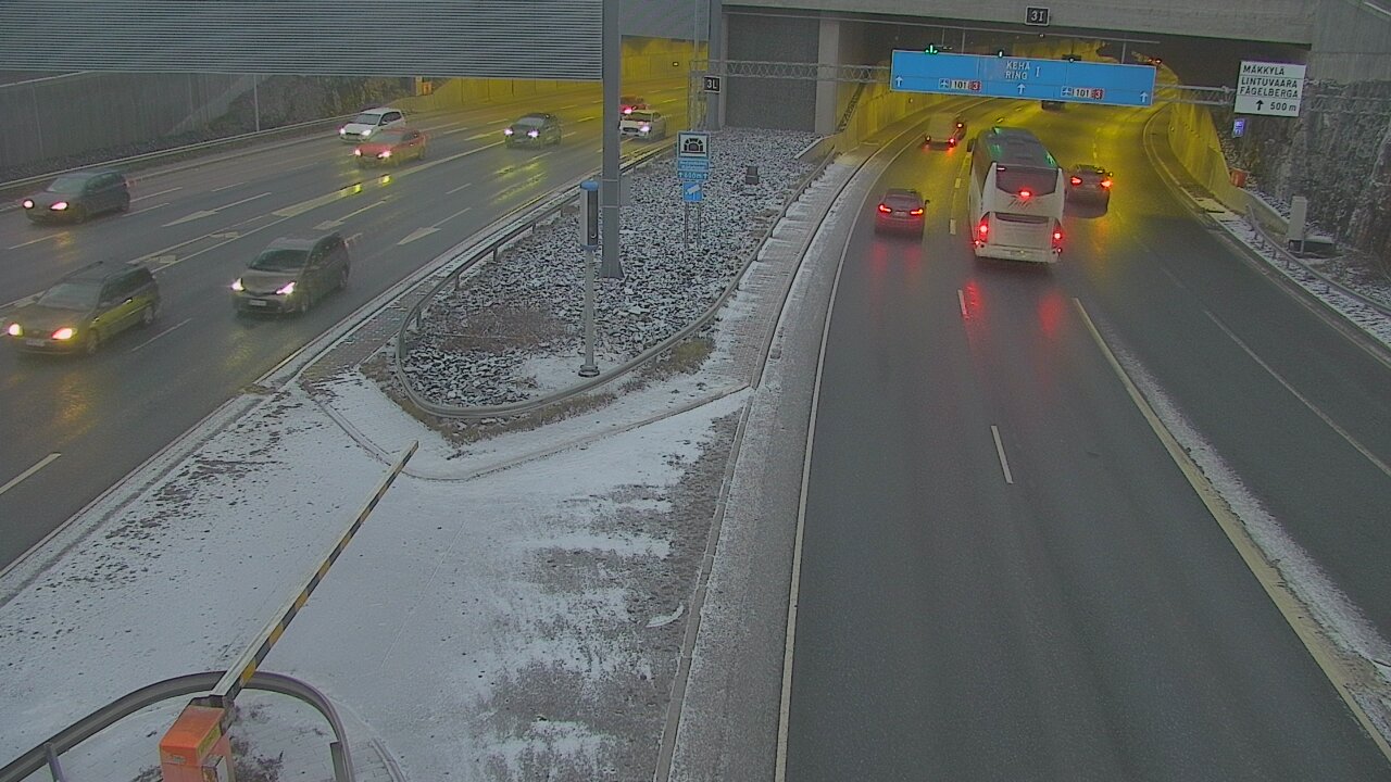 Kelikamerat Kuva Tie 101 Mestarintunneli, puomi länsi, Espoo, Uusimaa