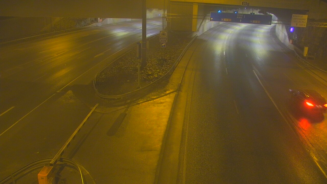 Kelikamerat Kuva Tie 101 Mestarintunneli, puomi länsi, Espoo, Uusimaa