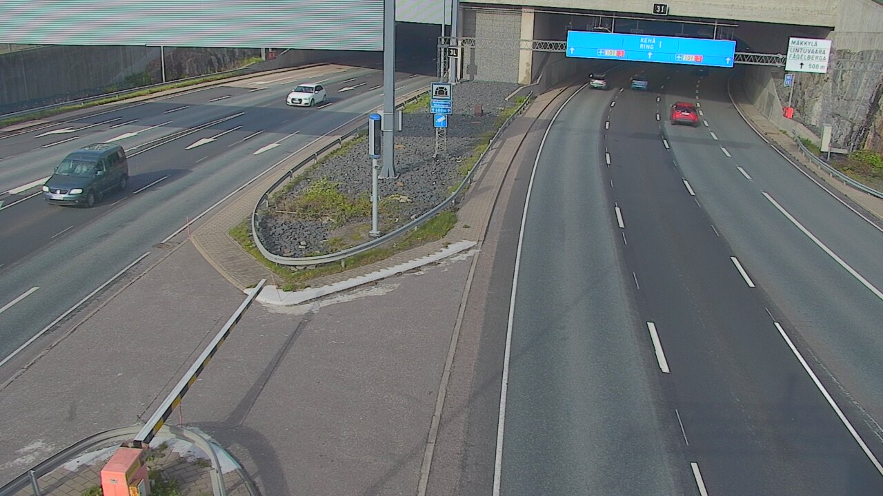 Kelikamerat Kuva Tie 101 Mestarintunneli, puomi länsi, Espoo, Uusimaa