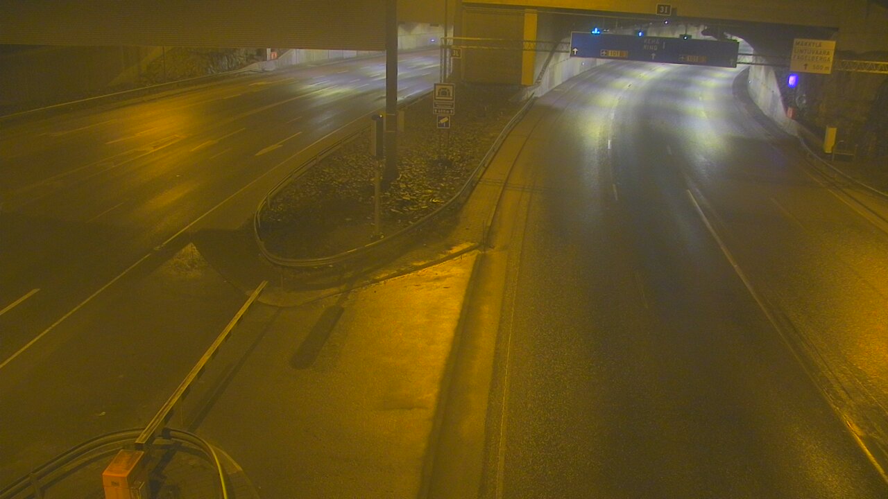 Kelikamerat Kuva Tie 101 Mestarintunneli, puomi länsi, Espoo, Uusimaa