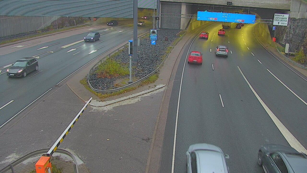 Kelikamerat Kuva Tie 101 Mestarintunneli, puomi länsi, Espoo, Uusimaa