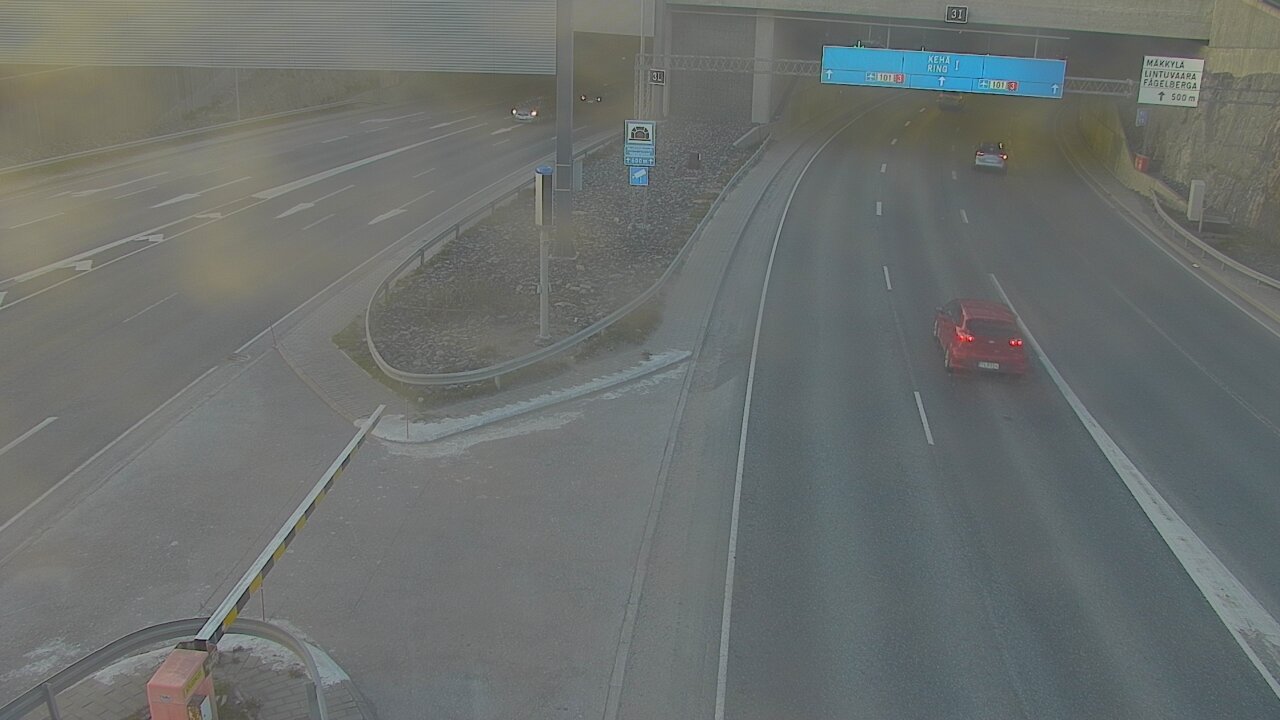 Kelikamerat Kuva Tie 101 Mestarintunneli, puomi länsi, Espoo, Uusimaa