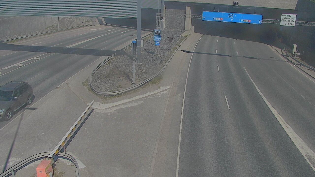 Kelikamerat Kuva Tie 101 Mestarintunneli, puomi länsi, Espoo, Uusimaa