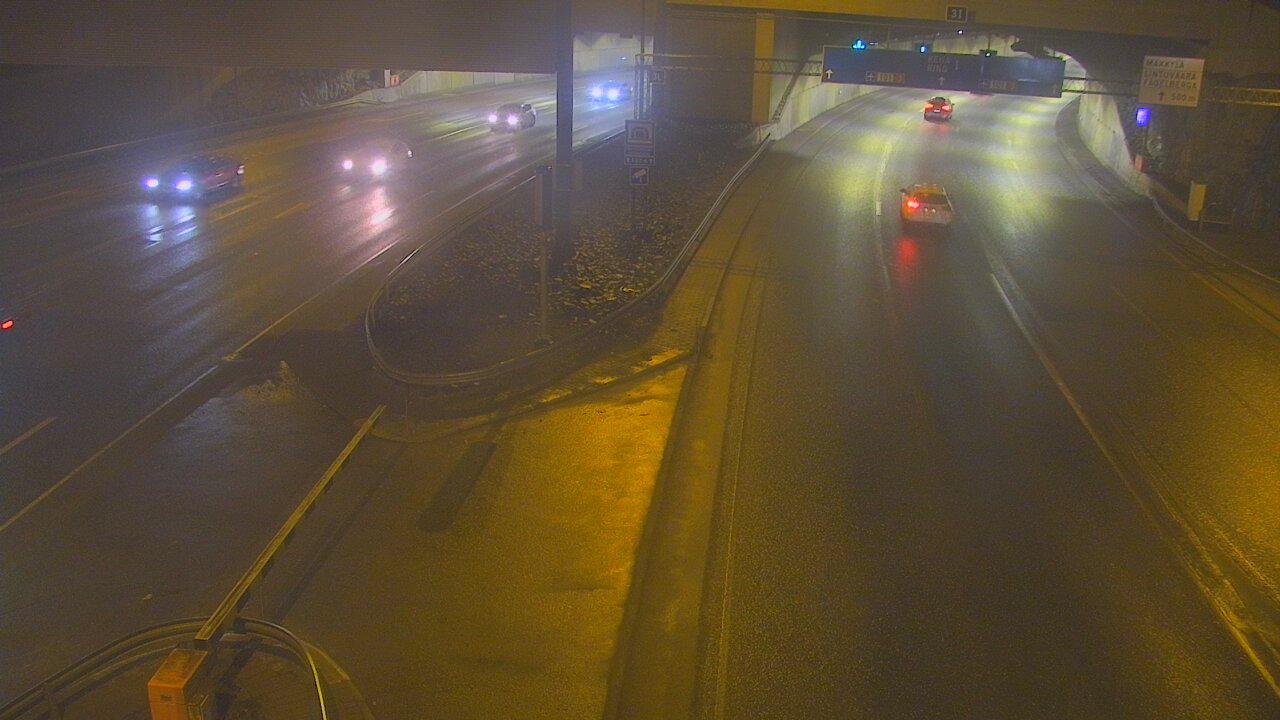 Kelikamerat Kuva Tie 101 Mestarintunneli, puomi länsi, Espoo, Uusimaa