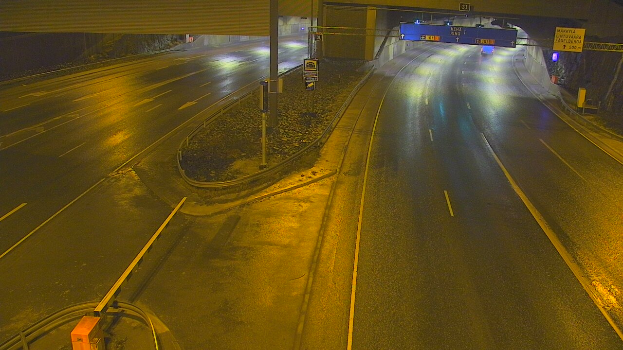 Kelikamerat Kuva Tie 101 Mestarintunneli, puomi länsi, Espoo, Uusimaa