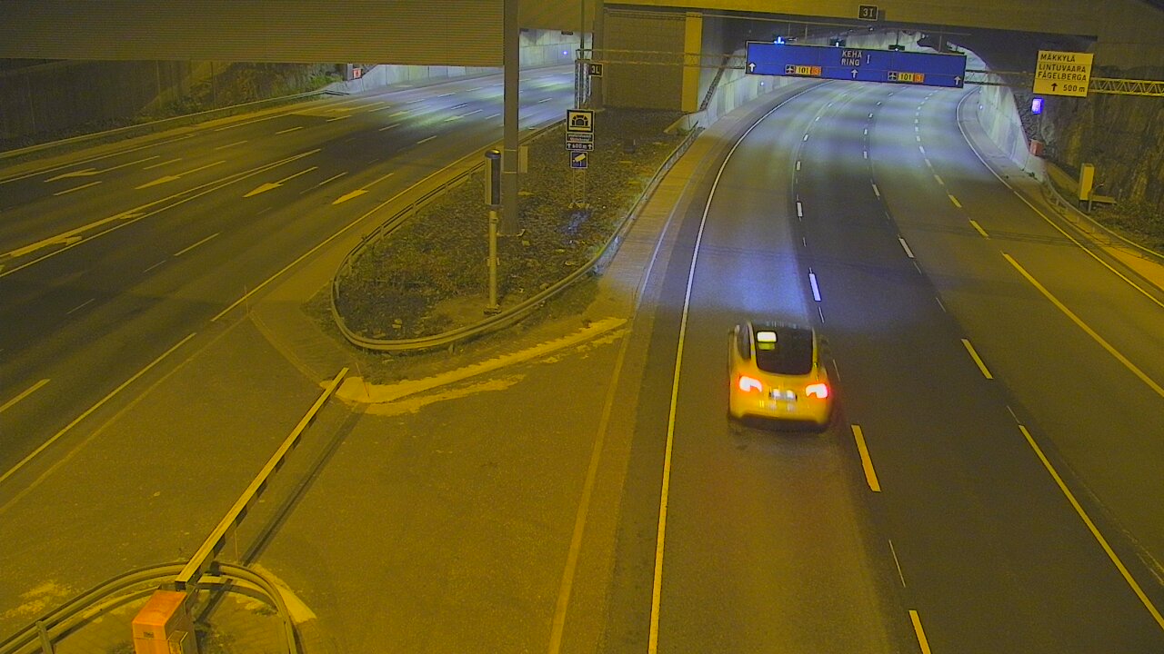 Kelikamerat Kuva Tie 101 Mestarintunneli, puomi länsi, Espoo, Uusimaa