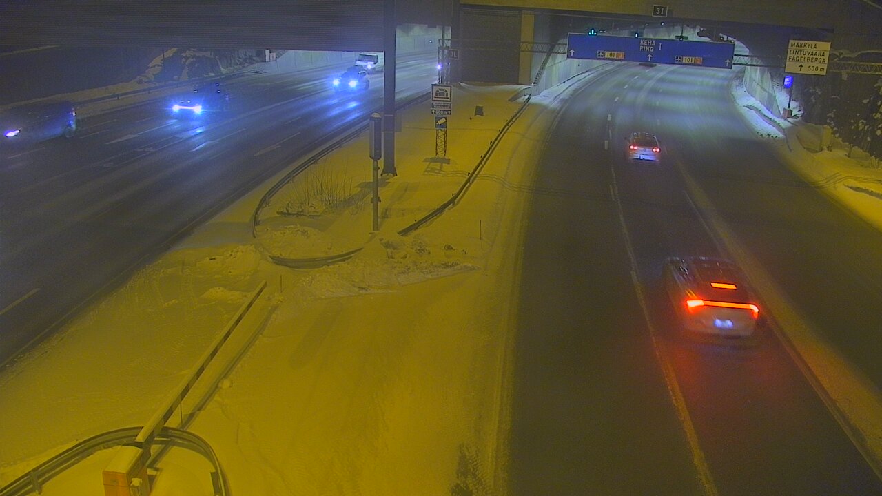 Kelikamerat Kuva Tie 101 Mestarintunneli, puomi länsi, Espoo, Uusimaa