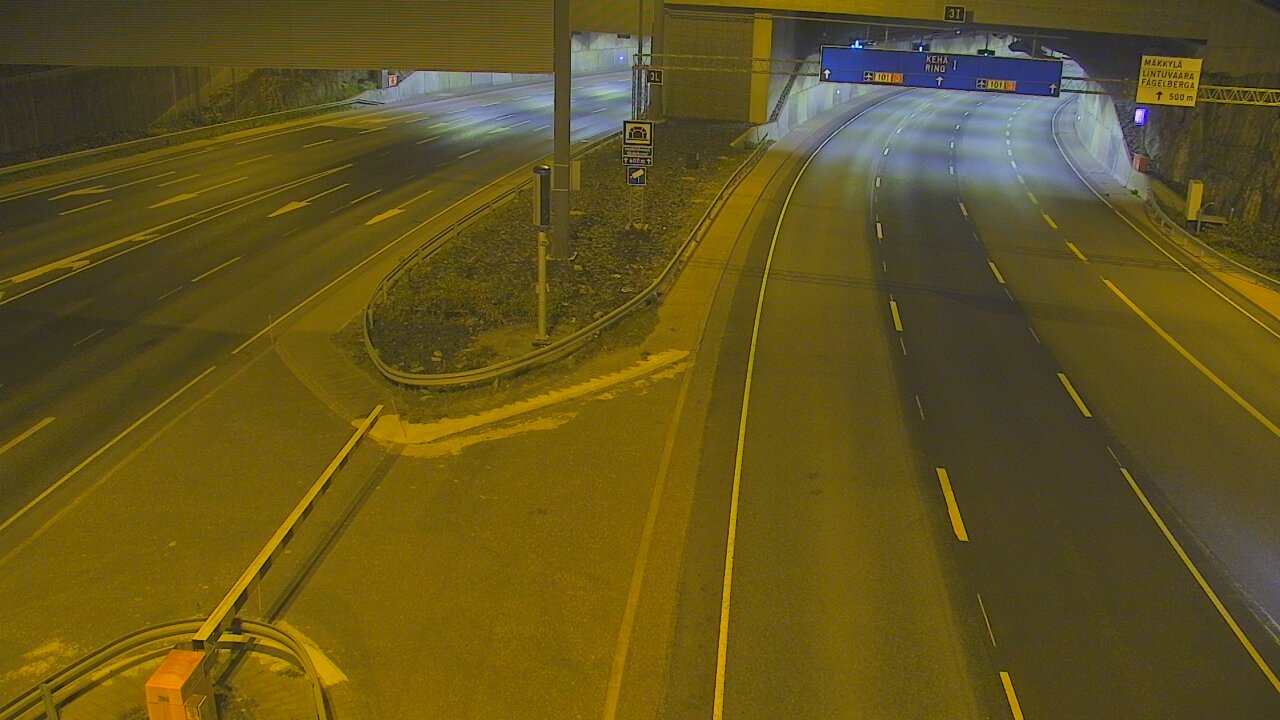 Kelikamerat Kuva Tie 101 Mestarintunneli, puomi länsi, Espoo, Uusimaa