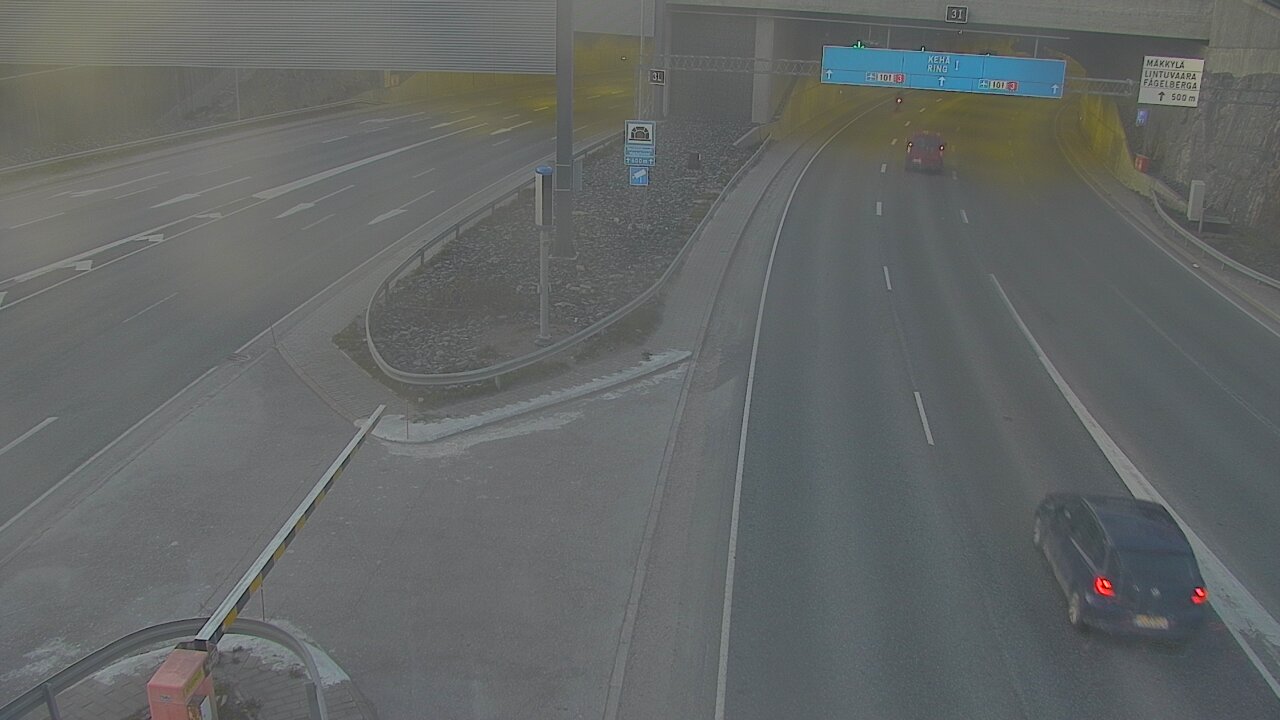 Kelikamerat Kuva Tie 101 Mestarintunneli, puomi länsi, Espoo, Uusimaa
