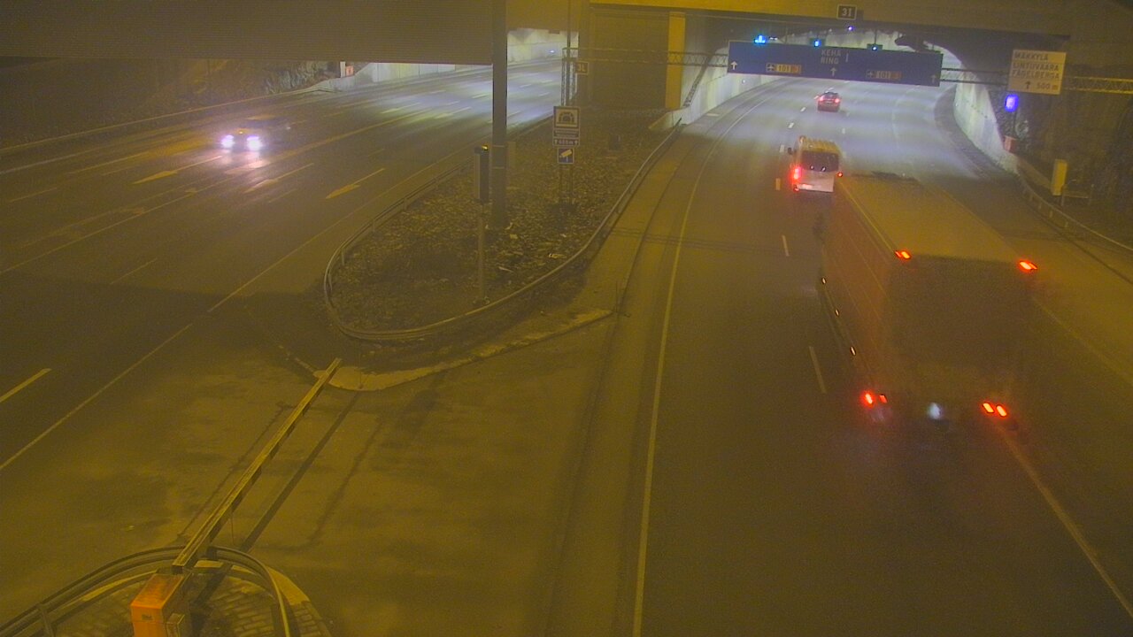 Weather Camera Image Väg 101 Mestarintunneli, puomi, Espoo, Uusimaa