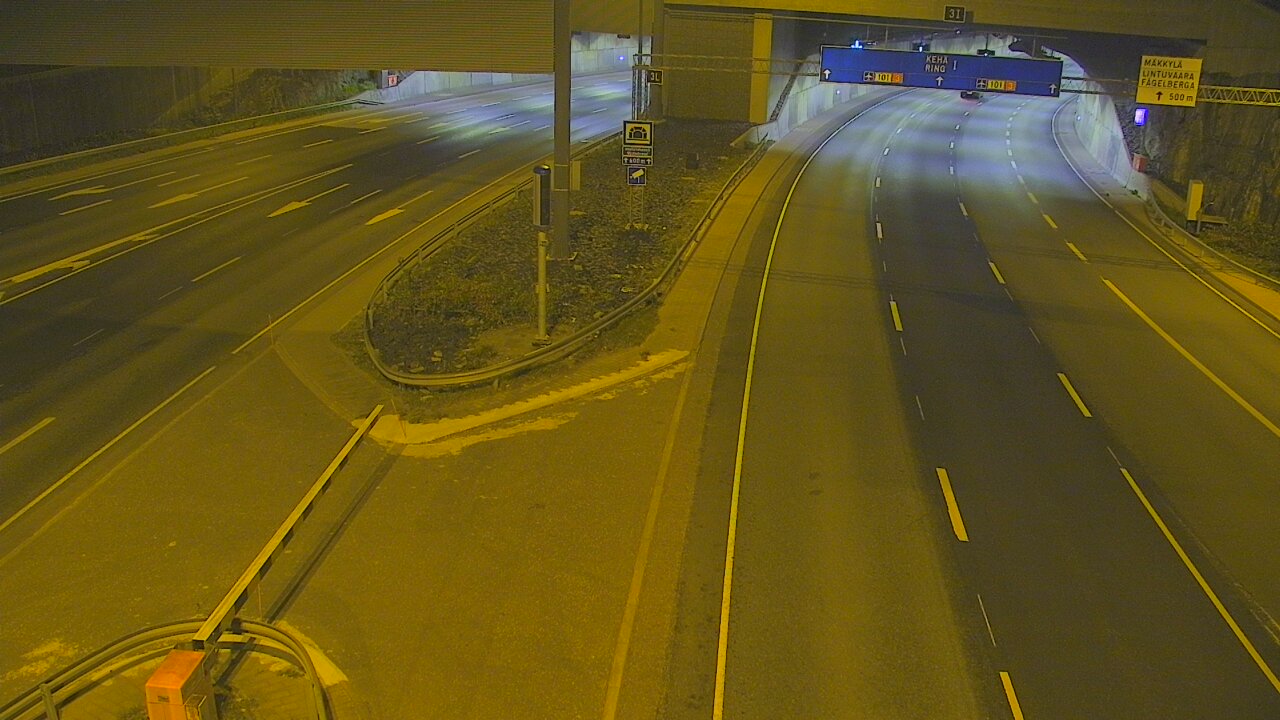 Kelikamerat Kuva Tie 101 Mestarintunneli, puomi länsi, Espoo, Uusimaa