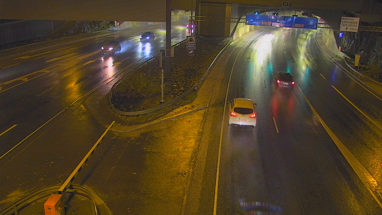 Kelikamerat Kuva Tie 101 Mestarintunneli, puomi länsi, Espoo, Uusimaa