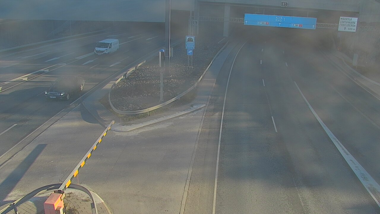Kelikamerat Kuva Tie 101 Mestarintunneli, puomi länsi, Espoo, Uusimaa