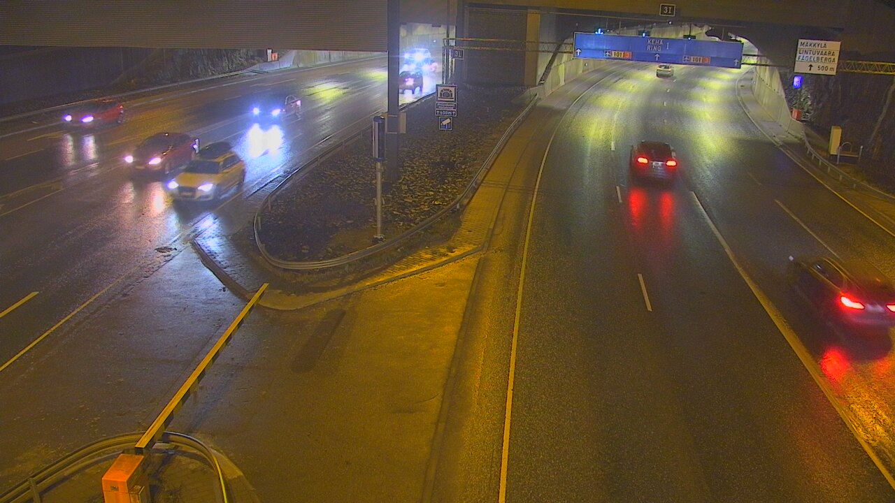 Kelikamerat Kuva Tie 101 Mestarintunneli, puomi länsi, Espoo, Uusimaa