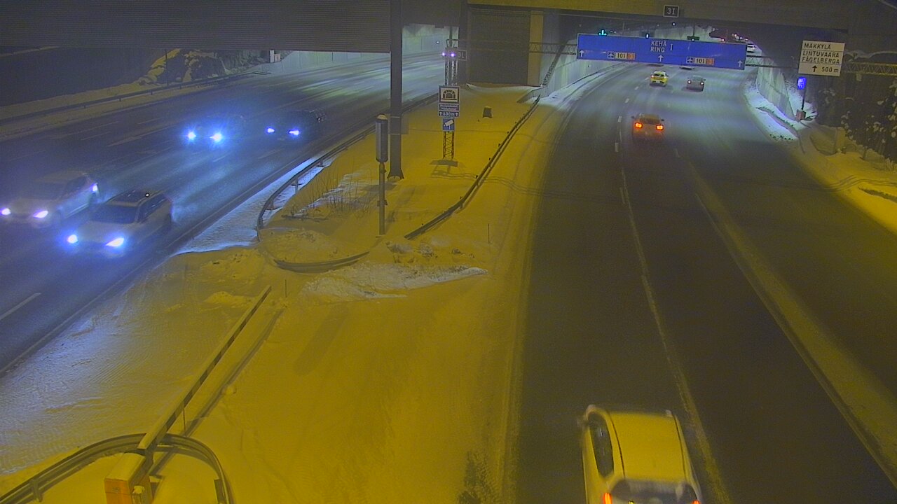 Kelikamerat Kuva Tie 101 Mestarintunneli, puomi länsi, Espoo, Uusimaa