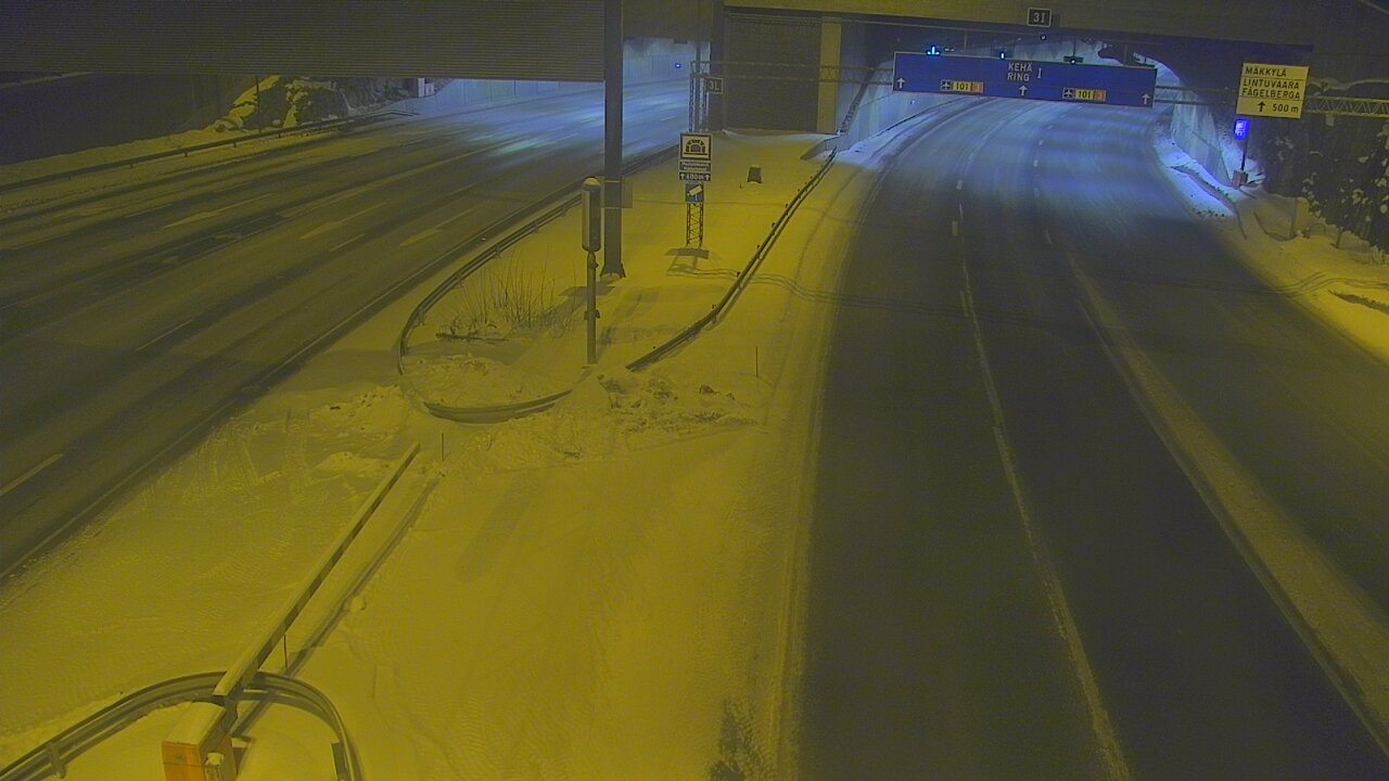 Kelikamerat Kuva Tie 101 Mestarintunneli, puomi länsi, Espoo, Uusimaa