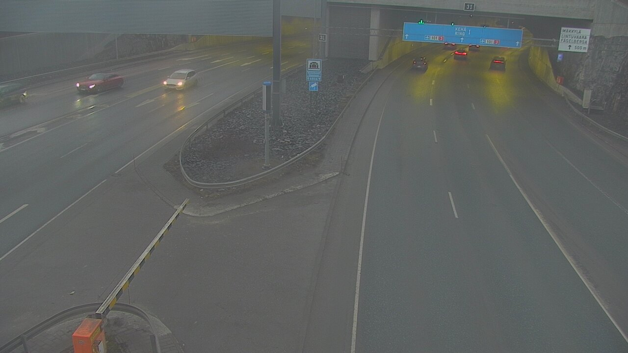 Kelikamerat Kuva Tie 101 Mestarintunneli, puomi länsi, Espoo, Uusimaa