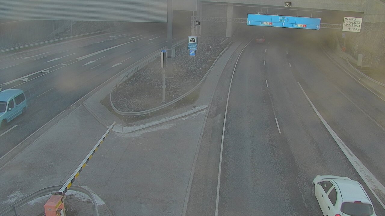 Kelikamerat Kuva Tie 101 Mestarintunneli, puomi länsi, Espoo, Uusimaa