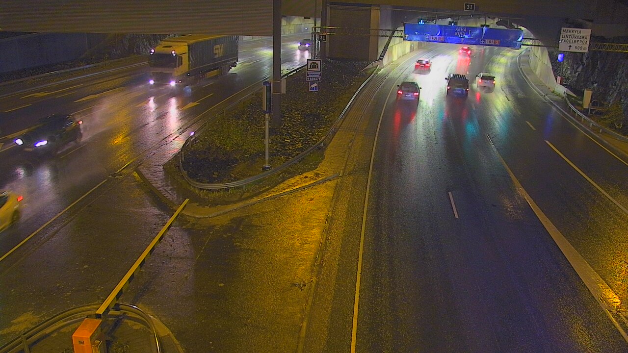 Kelikamerat Kuva Tie 101 Mestarintunneli, puomi länsi, Espoo, Uusimaa