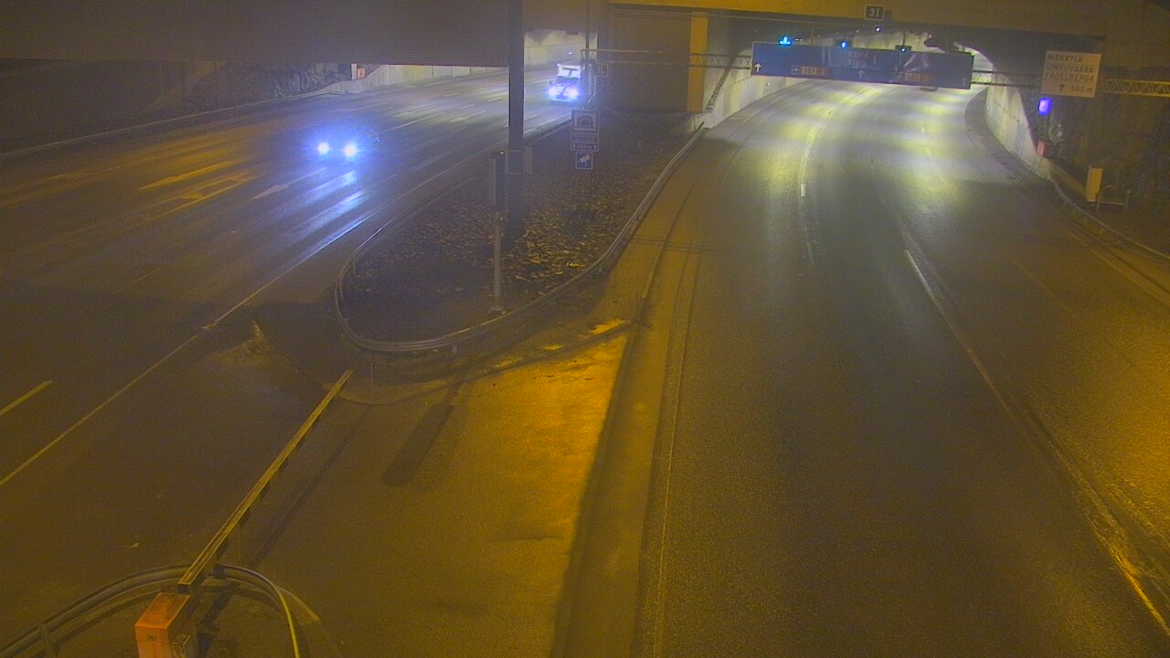 Kelikamerat Kuva Tie 101 Mestarintunneli, puomi länsi, Espoo, Uusimaa