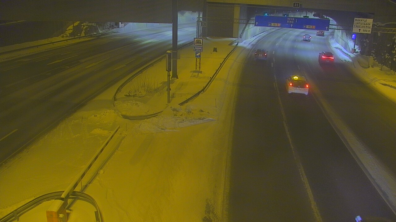 Kelikamerat Kuva Tie 101 Mestarintunneli, puomi länsi, Espoo, Uusimaa