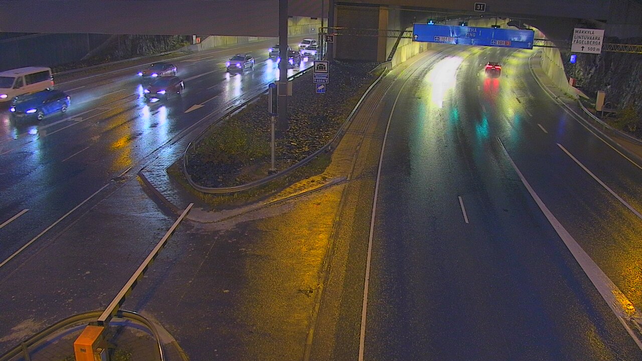 Kelikamerat Kuva Tie 101 Mestarintunneli, puomi länsi, Espoo, Uusimaa