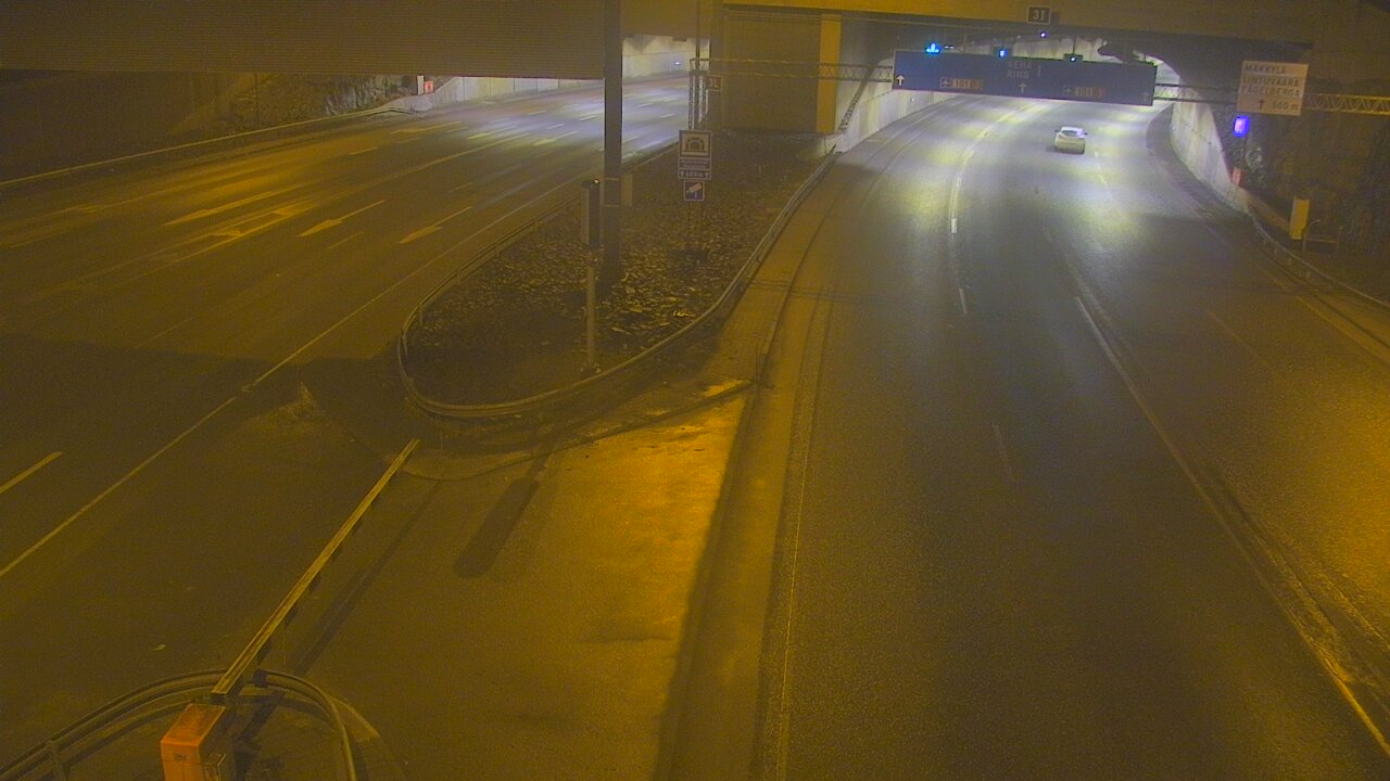 Kelikamerat Kuva Tie 101 Mestarintunneli, puomi länsi, Espoo, Uusimaa