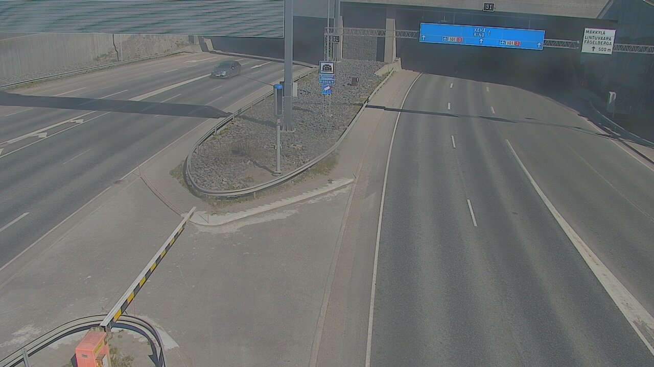 Kelikamerat Kuva Tie 101 Mestarintunneli, puomi länsi, Espoo, Uusimaa