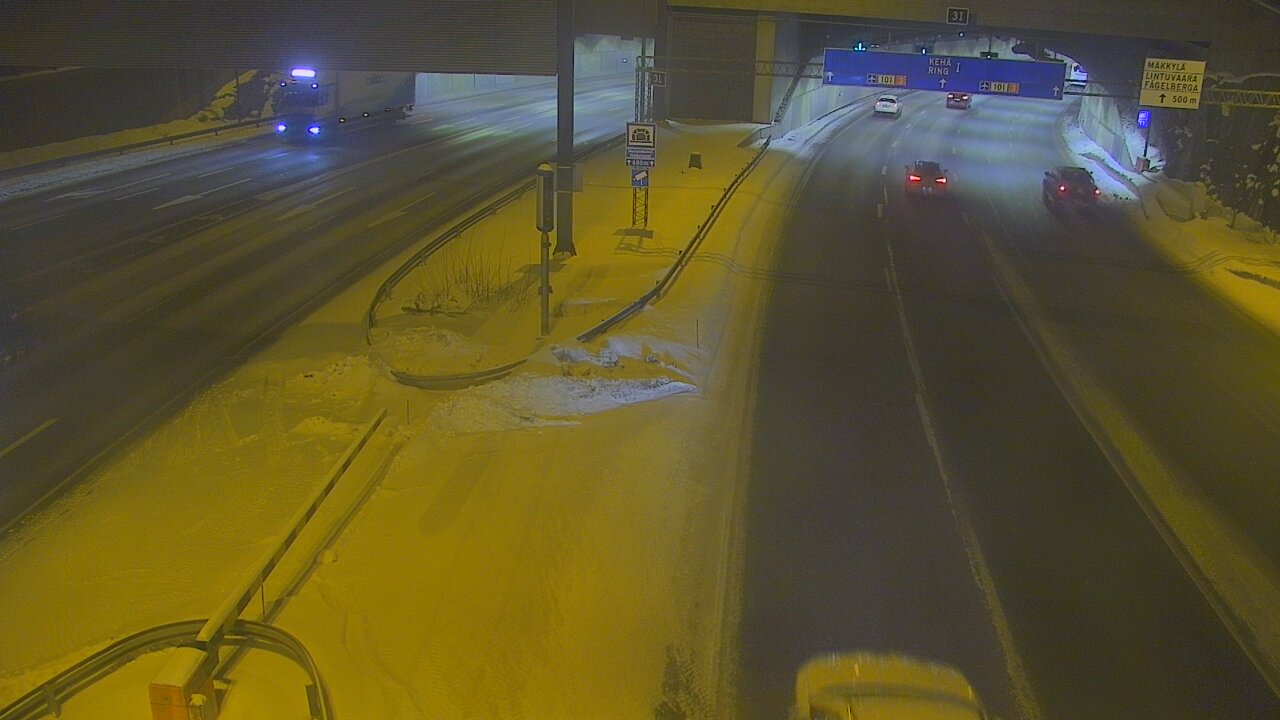 Kelikamerat Kuva Tie 101 Mestarintunneli, puomi länsi, Espoo, Uusimaa