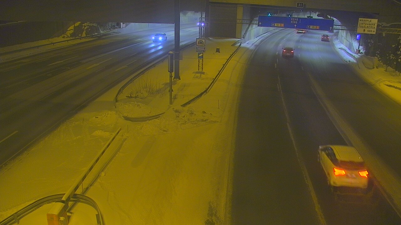 Kelikamerat Kuva Tie 101 Mestarintunneli, puomi länsi, Espoo, Uusimaa