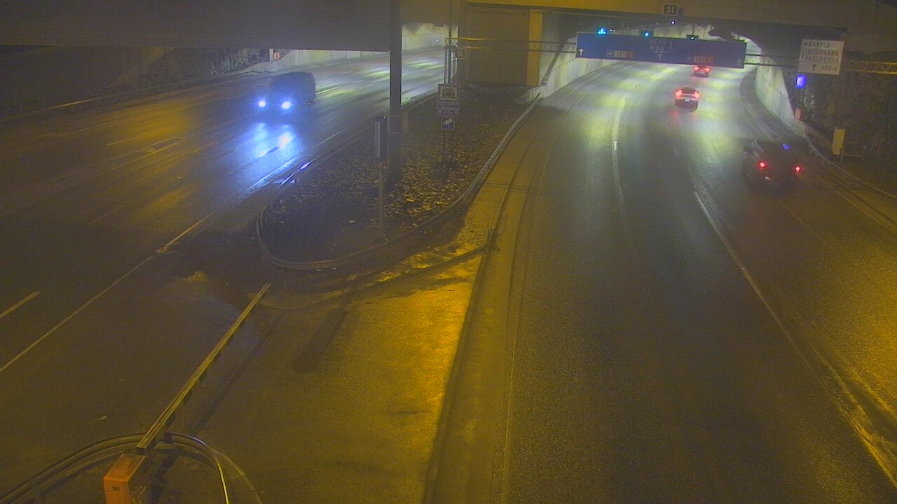 Kelikamerat Kuva Tie 101 Mestarintunneli, puomi länsi, Espoo, Uusimaa